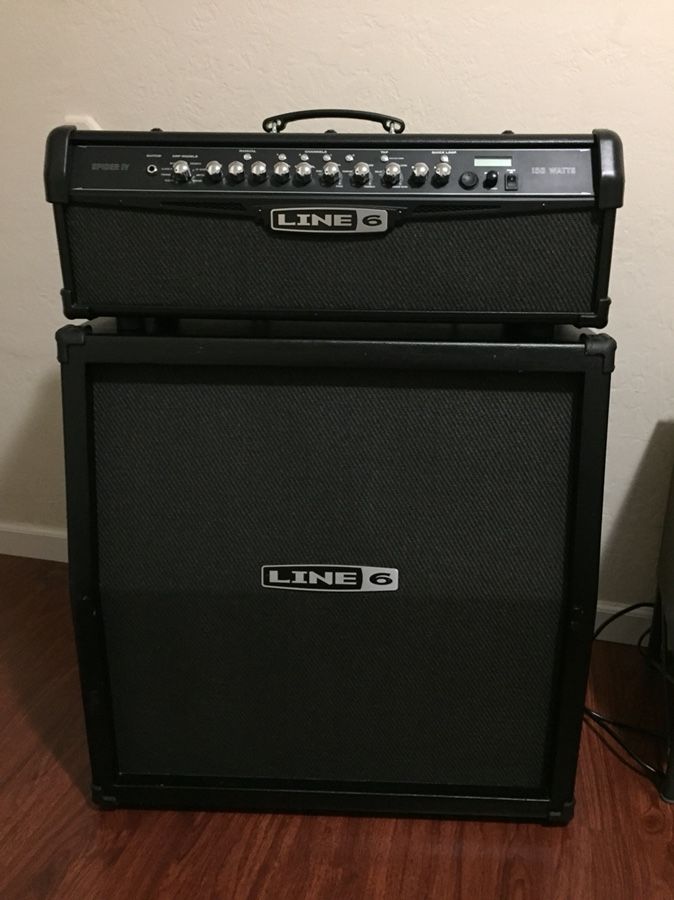 Line 6 Spider IV HD150 Guitar Amp Half Stack