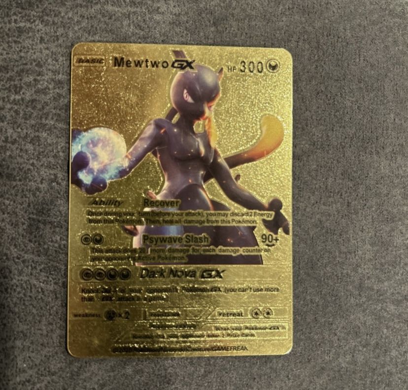 Mewtwo GX Gold