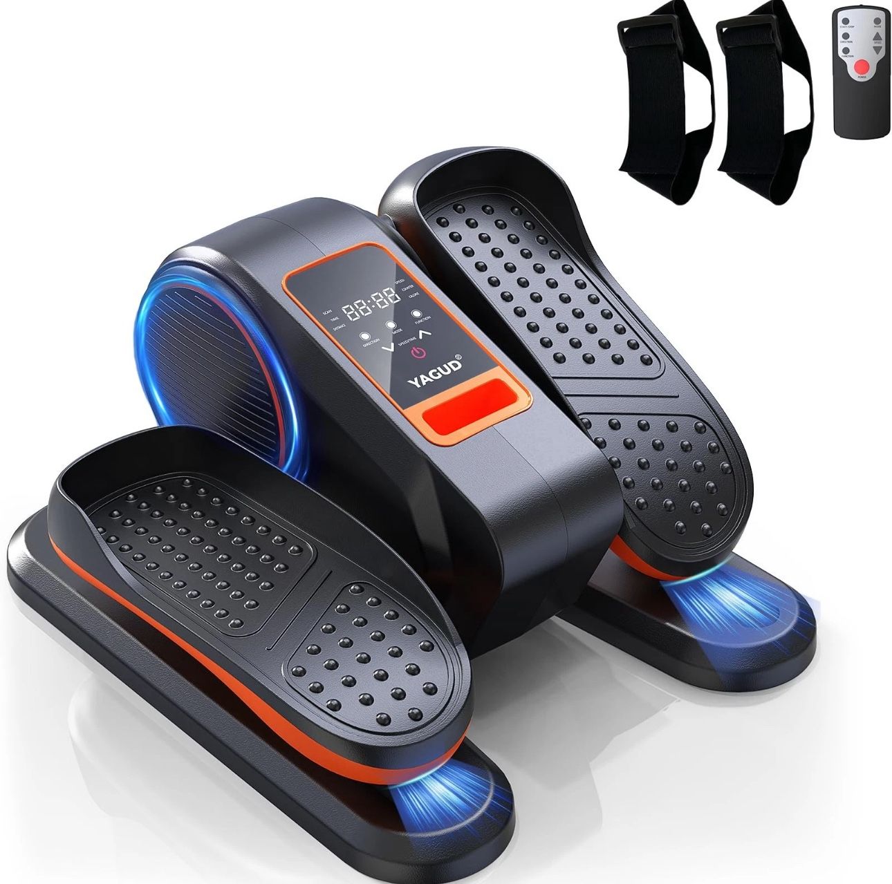 Yagud Under Desk Elliptical Machine, Electric Ellipse Leg Exerciser for Senior