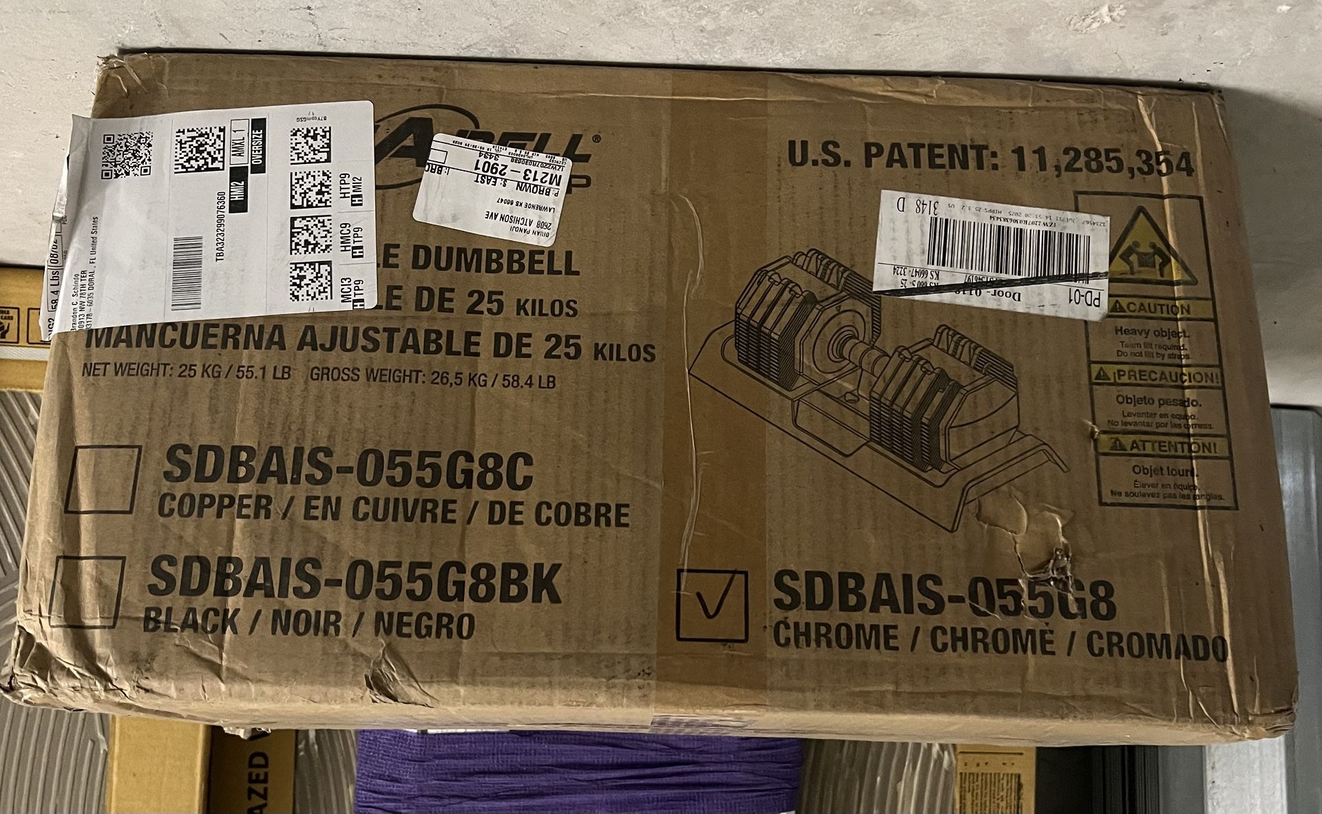 Single CAP Barbell 55 Lb