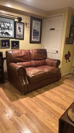 Leather sofa