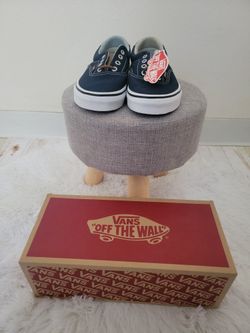 New VANS ERA Authentic Navy Blue Canvas Shoes 3.5Y