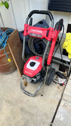 Craftsman Electric Water Pressure