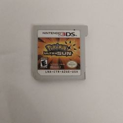 Pokemon ULTRA SUN Nintendo 3DS Game Cartridge