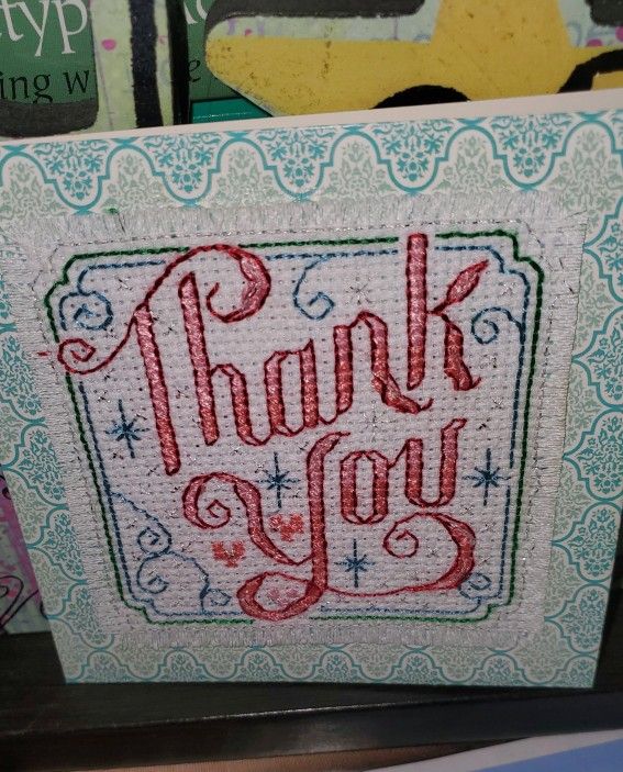 Handmade Thank You Card