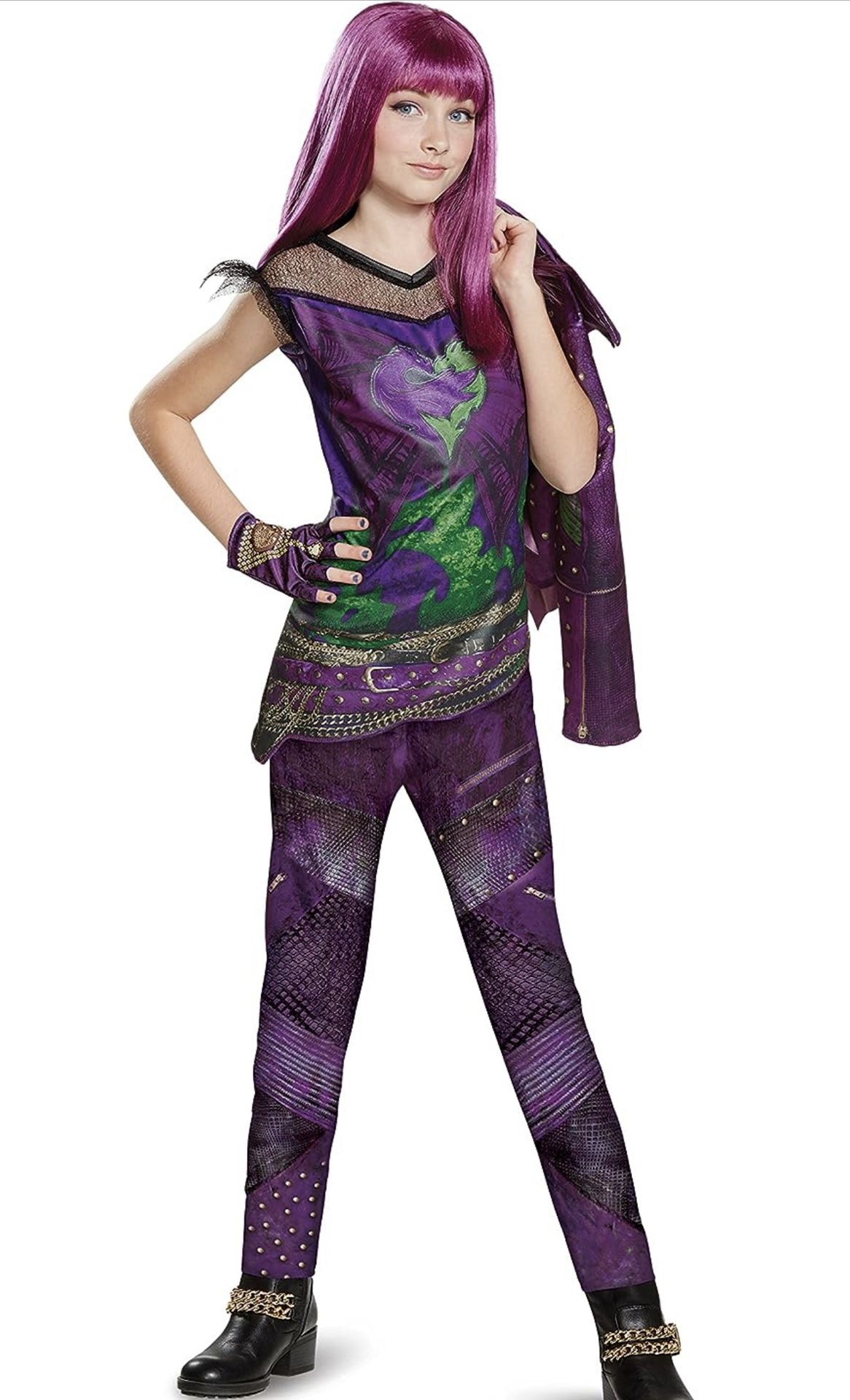 Disney’s Descendants Two Mal Size Medium Without Gloves A5