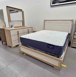 New 4pc bedroom set in box buy now pay later $39 down no credit needed
