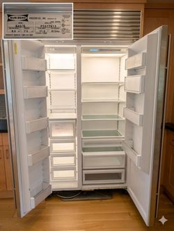 Refrigerador Sub-Zero 42" Side-by-Side (Stainless Steel) - ¡Barato para que se vaya hoy!