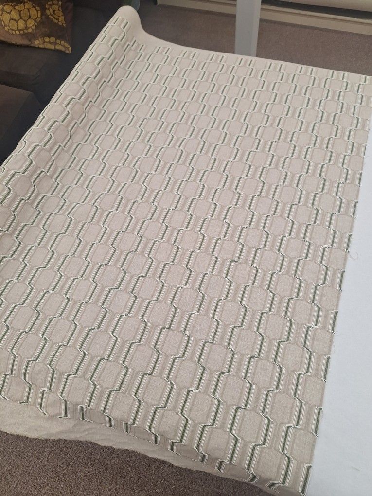 Geometric Nexus Design Woven Fabric