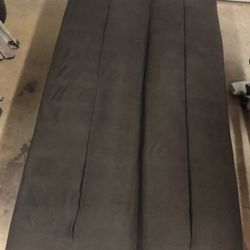 Black Microfiber Futon 