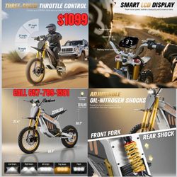 3000W  E Bike Early Bird Special Only 1099.99 we offer financing brand new