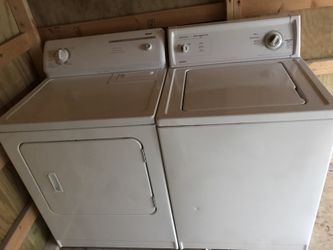 Kenmore washer and dryer