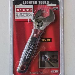 Craftsman 9-in LED Lighted Adjustable Wrench 93572