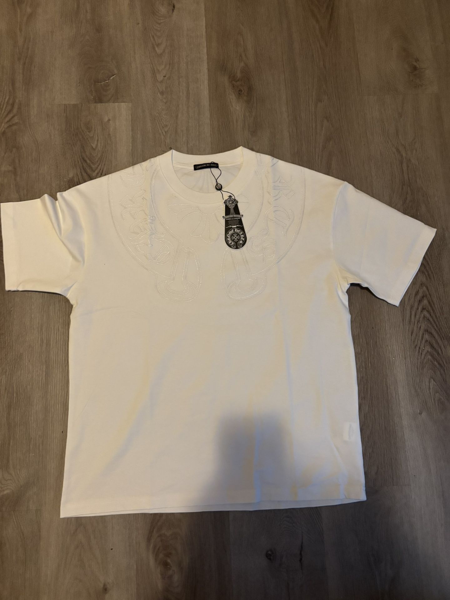 Chrome Heart T Shirt White Extra Large