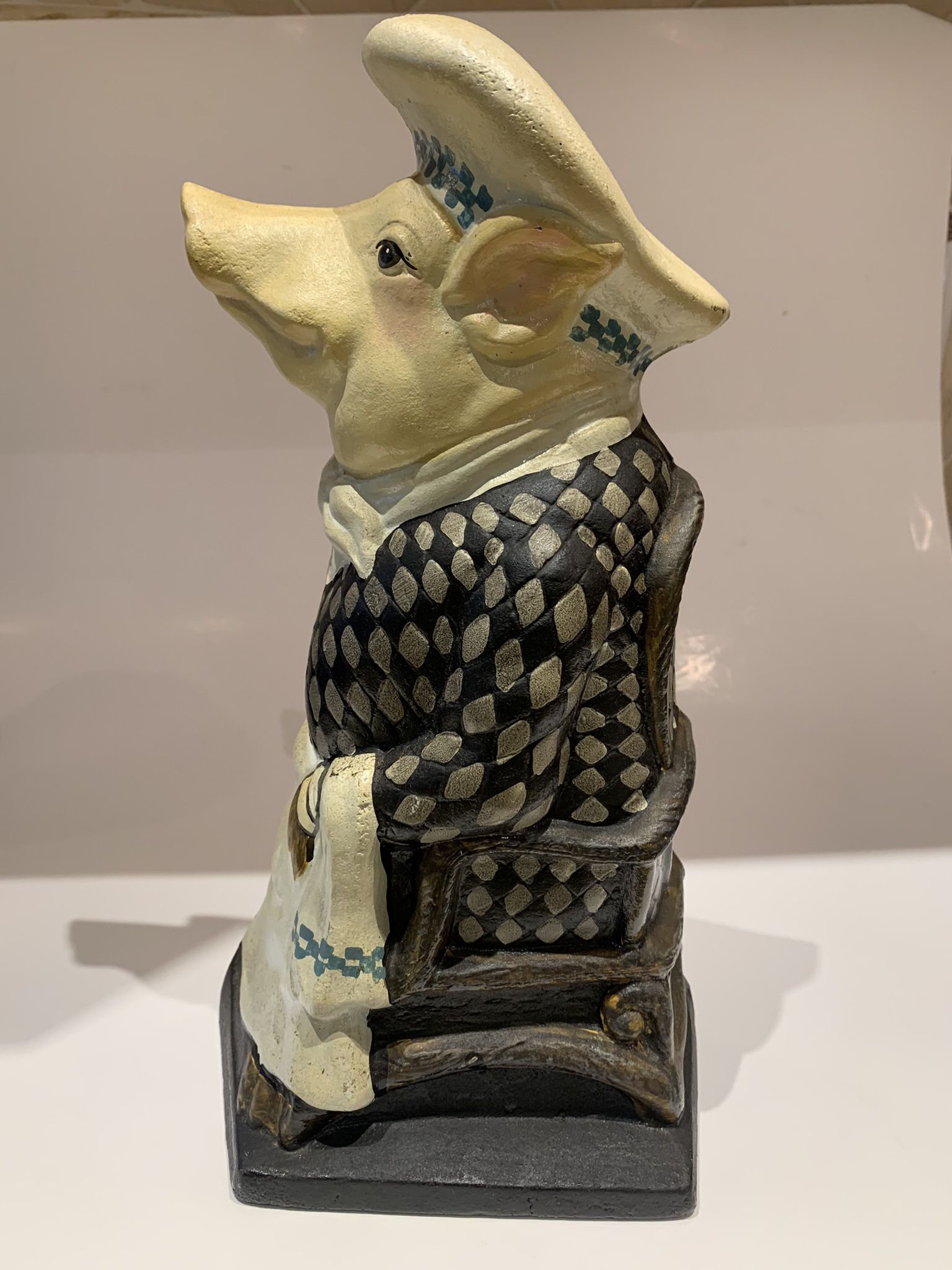 Pig Cast Iron Large Door Stop