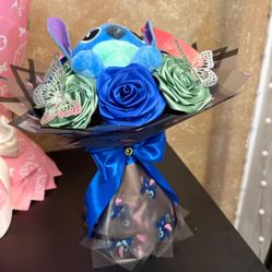 Flores Eternas De Listón 