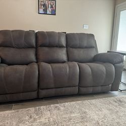Ashely Furniture reclining couches 