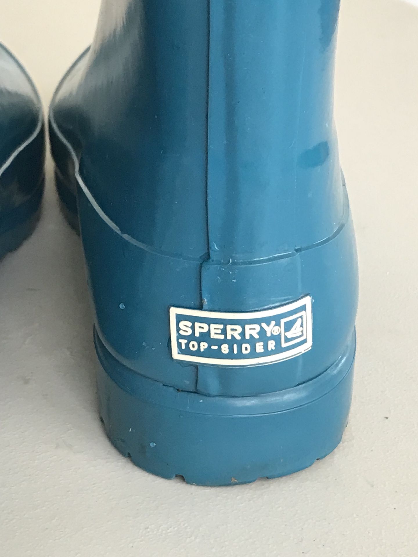 Teal Sperry Top-Sider Waterproof Rain Boots