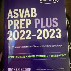 Asvab Prep Plus Book