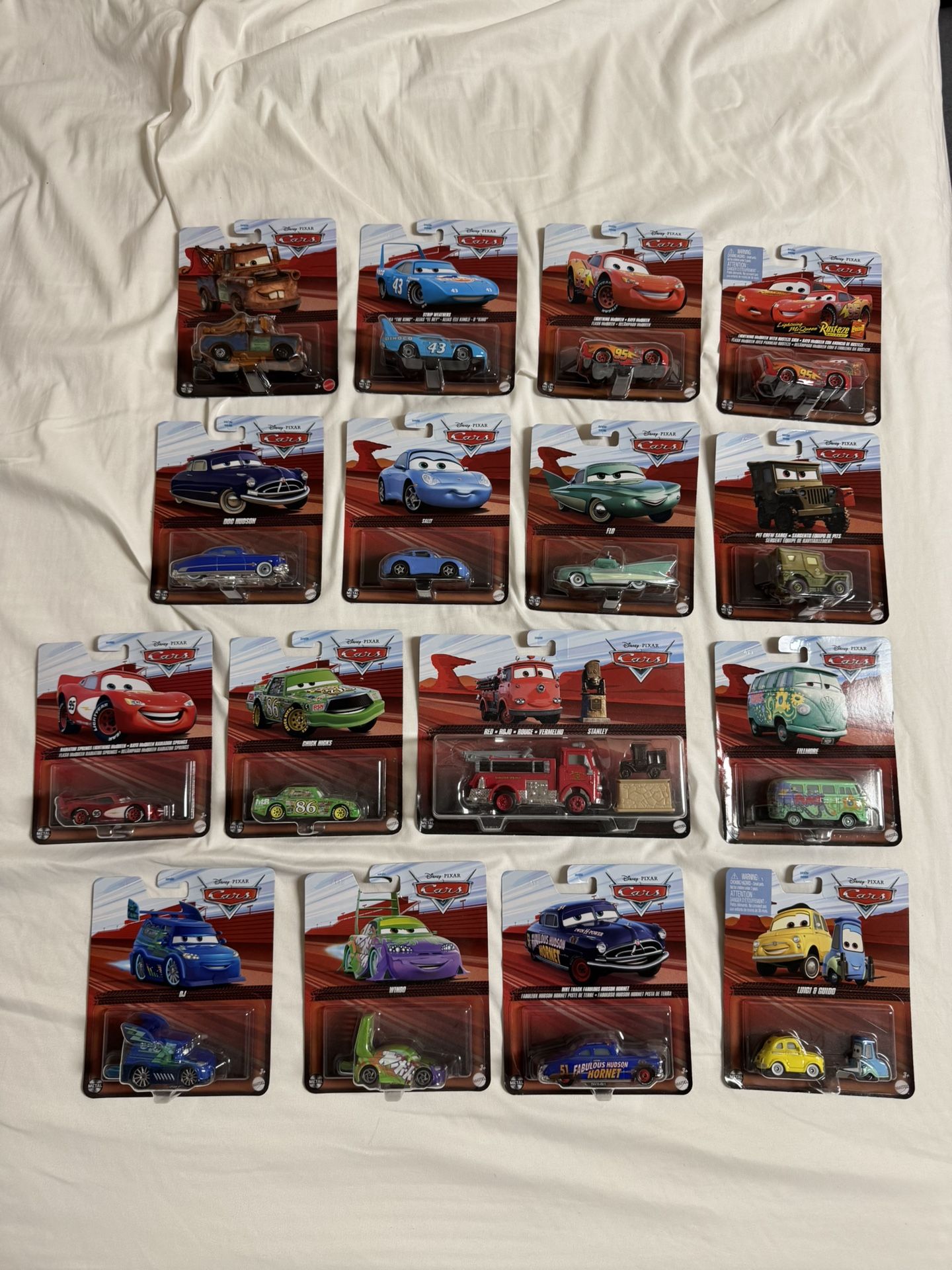 mattel pixar cars diecasts