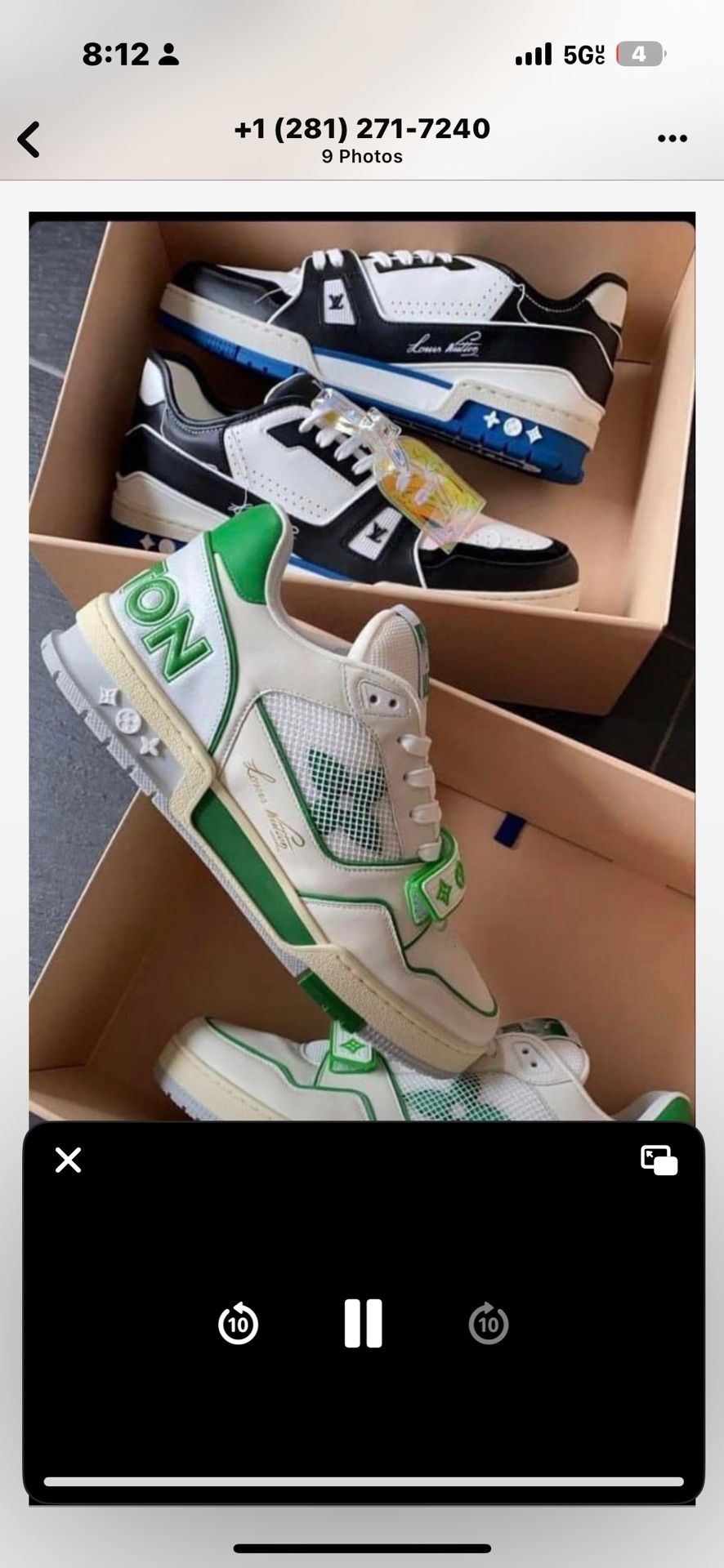 Louis Vuitton 6 Pairs Left!!