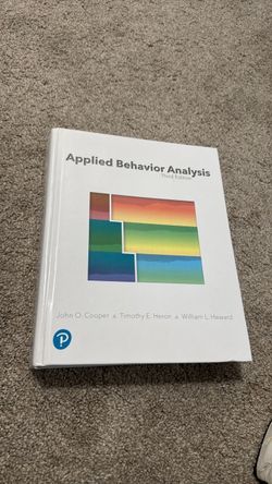 Applied Behavior Analysis textbook