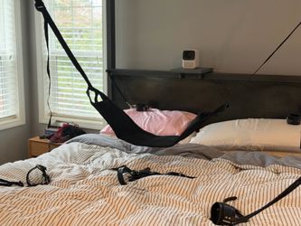 Custom Kraftig Steel Bondage Bed