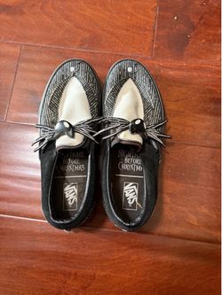 Vans x Nightmare Before Christmas Jack Skellington Bowtie Slip On Shoes Unisex