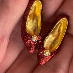 Ruby Slippers Brooch