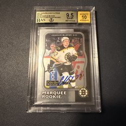 Charlie McAvoy Autographed Rookie Card