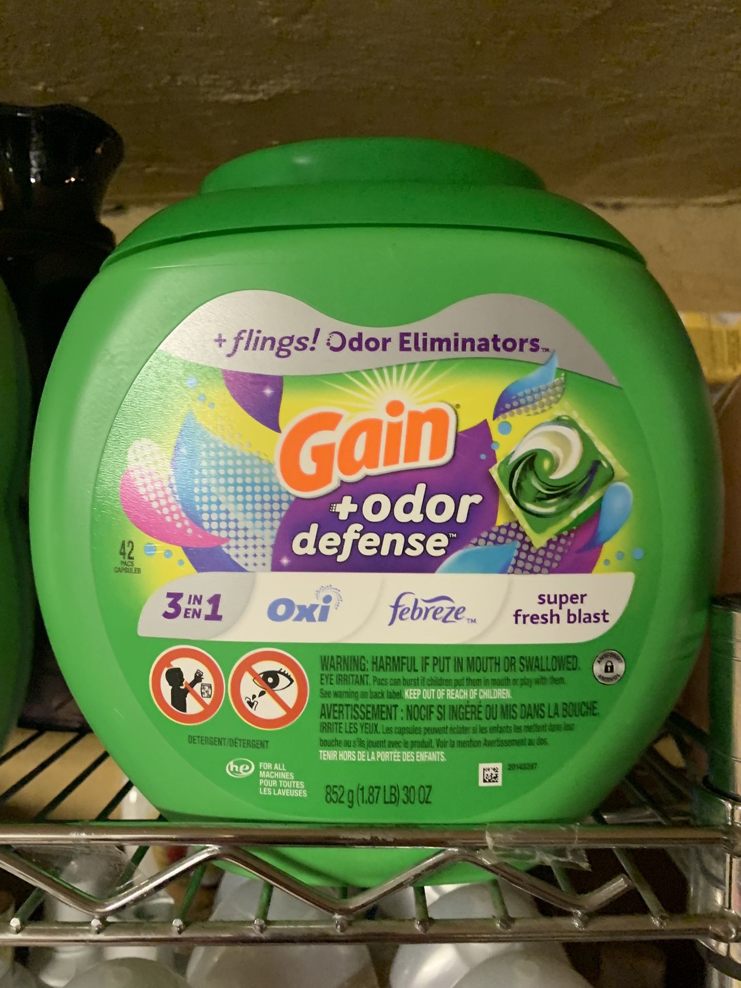 Gain Detergents ($10 Each)