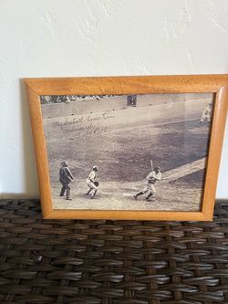 Babe Ruth Framed Baseball Photo Print