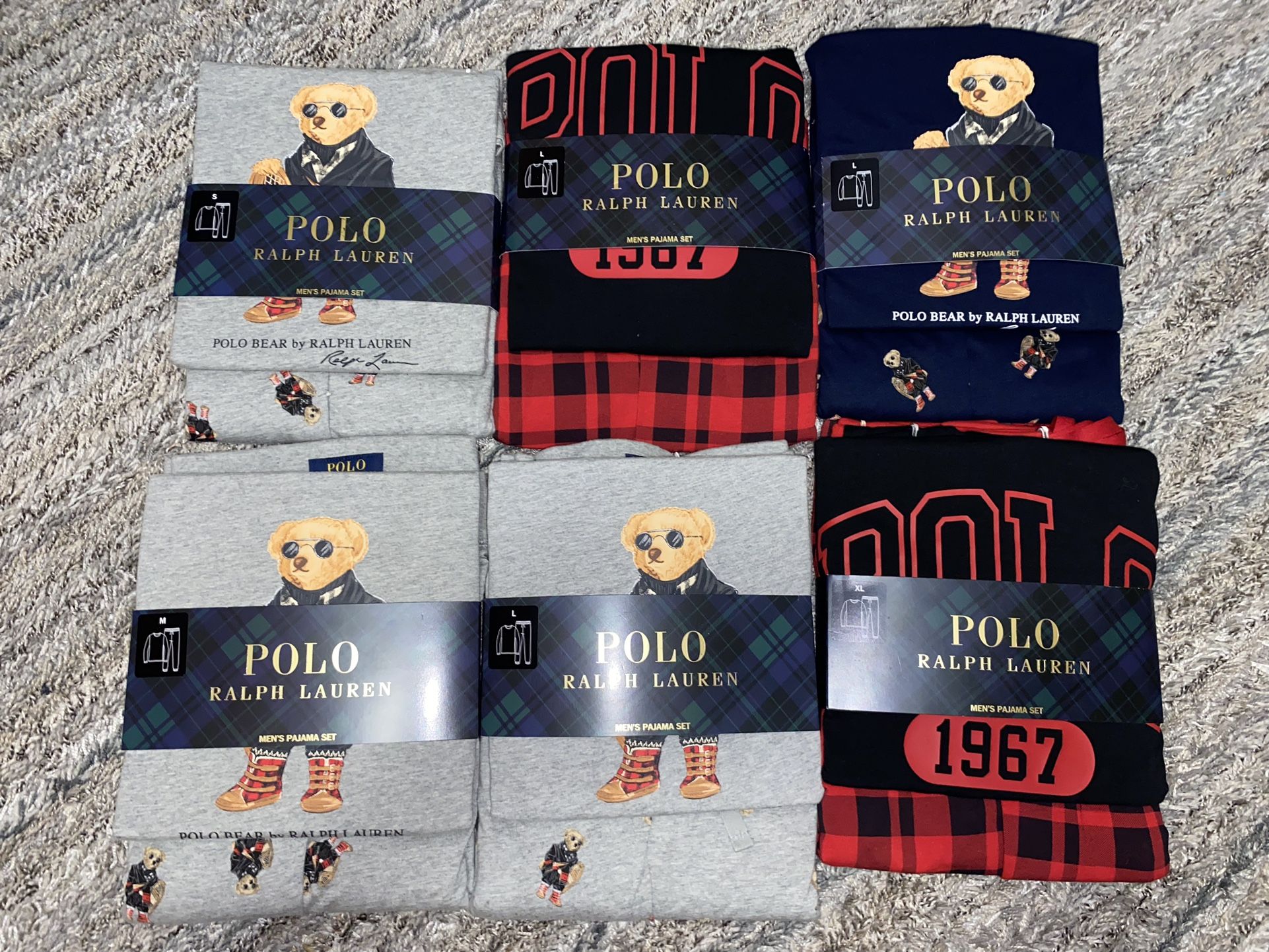 New Polo Ralph Lauren Pajama Sets