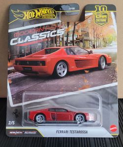 Hot Wheels Premium Ferrari Testarossa Die-Cast Car
