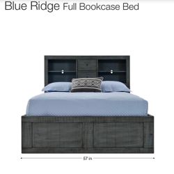 Blue Ridge Full Bookcase Bed 