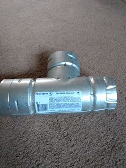 Pelletvent  Tee With Clean out 