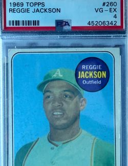 1969 Topps Reggie Jackson Rookie Card