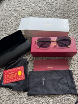 Cartier sunglasses for sale price negotiable