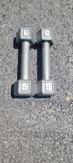 Hexagon Dumbbells-5lbs Cash or Zelle