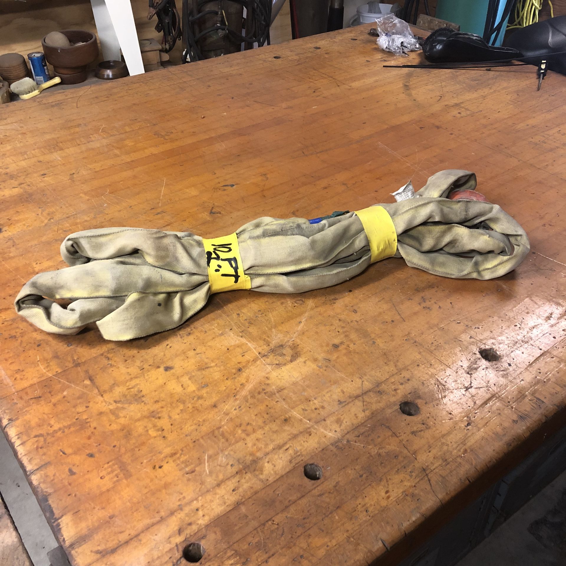 Polyester Lifting Sling 10’ Long 16,800 Lbs Basket Capacity / Off Road Recovery Tow Strap - $25 Each
