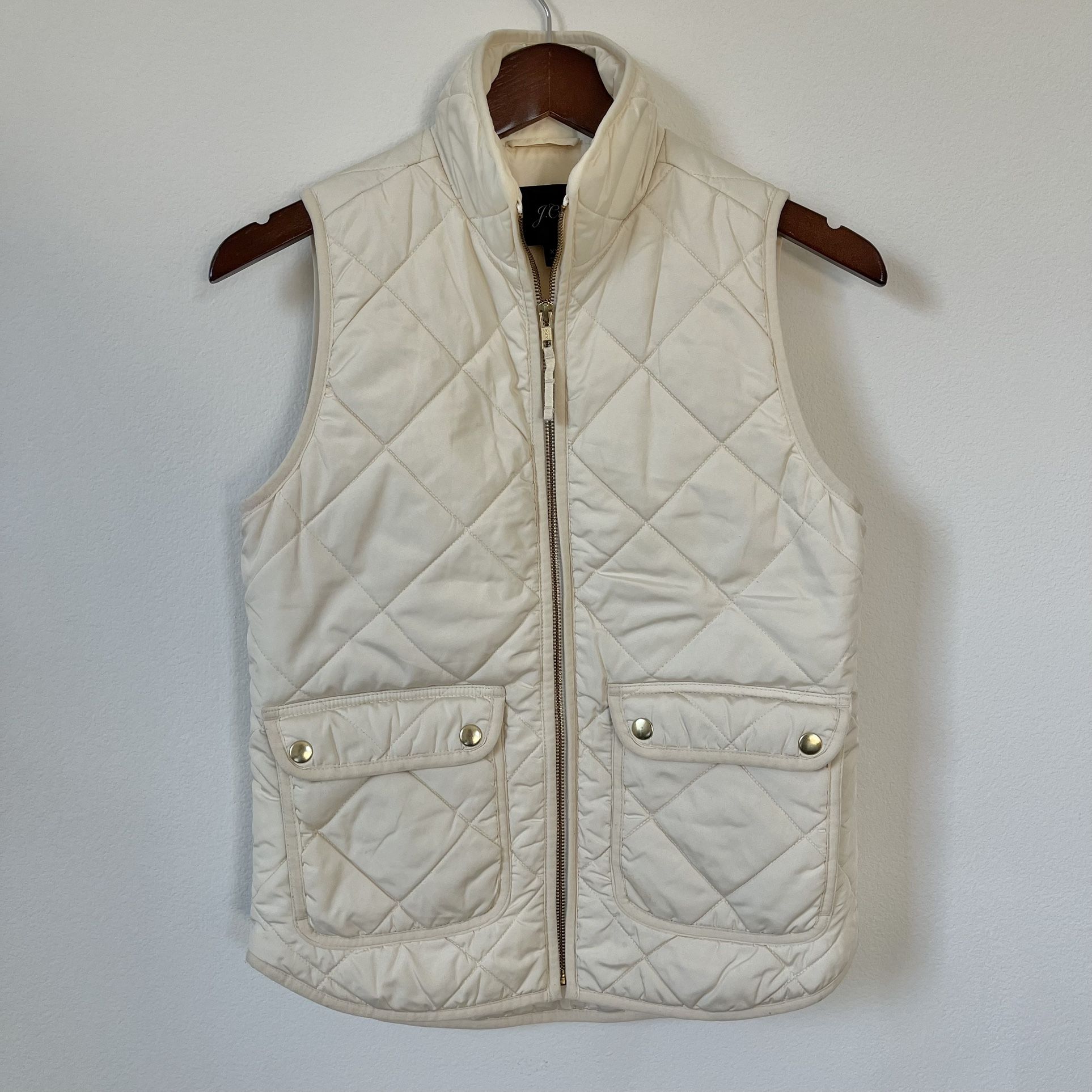 W’s J.Crew Quilted Puffer Vest, XXS