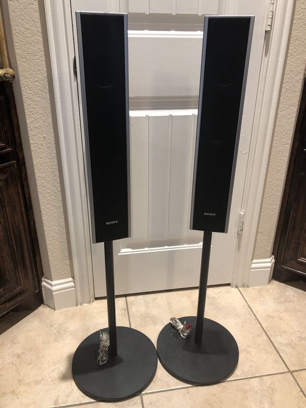 offerup sony tower speaker system stereo theater stands audio ss rockwall
