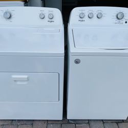 Whirlpool Washer & Dryer Set (Electric) – Clean & Tested – Delivery Available