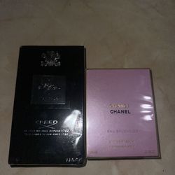 Channel and baccarat perfume/colonge