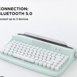 Retro Bluetooth Keyboard 