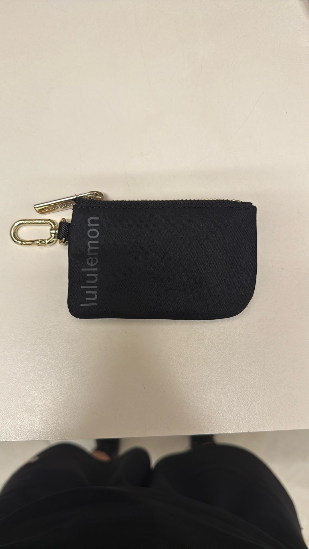 Lululemon keychain card holder