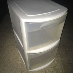 Like new large two drawer storage been only $15 firm