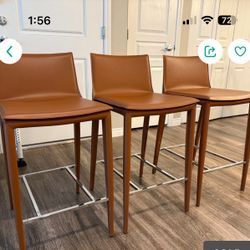 Island Stools Carmel Leather 