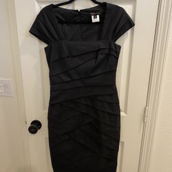 Tadasgi Shoji Black Cocktail Dress 