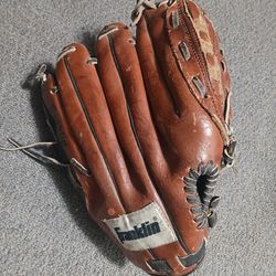 Franklin Classic Vintage Leather Baseball Left Hand Catcher Glove 👍 Good Condition OldSkool